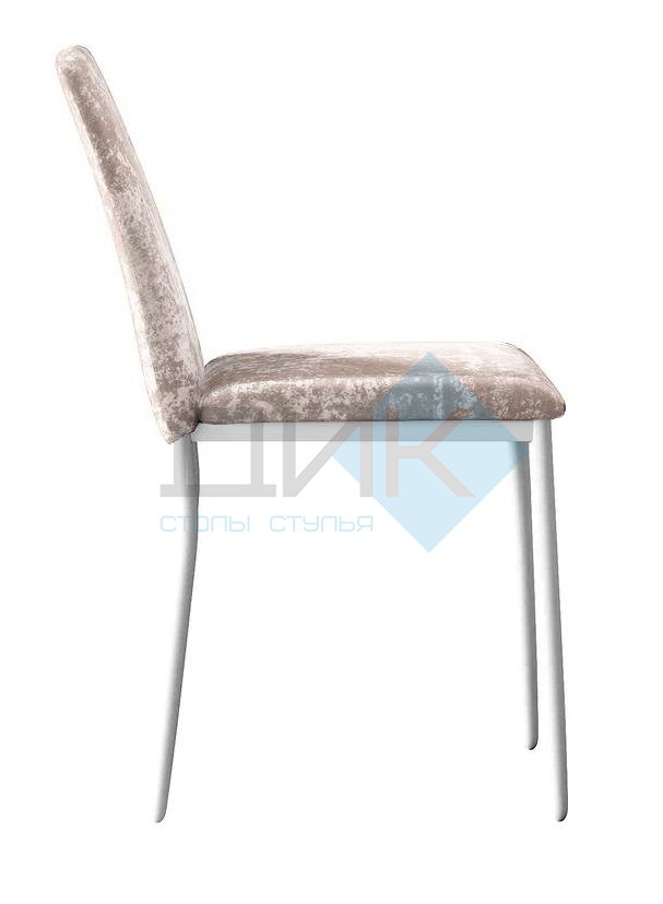 Стул DikLine 270 M02 бежевый, ножки белые