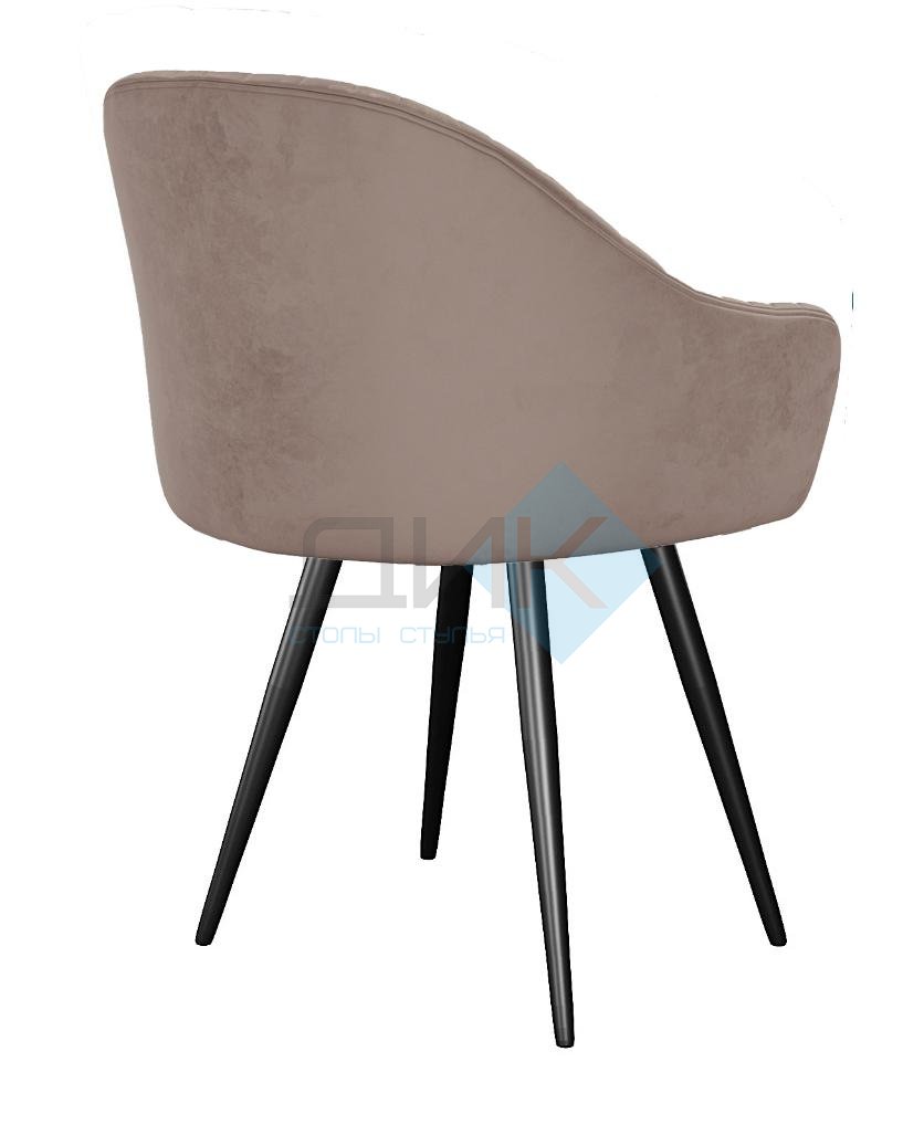 Стул DikLine 439 поворотный, C43 капучино, ножки черные