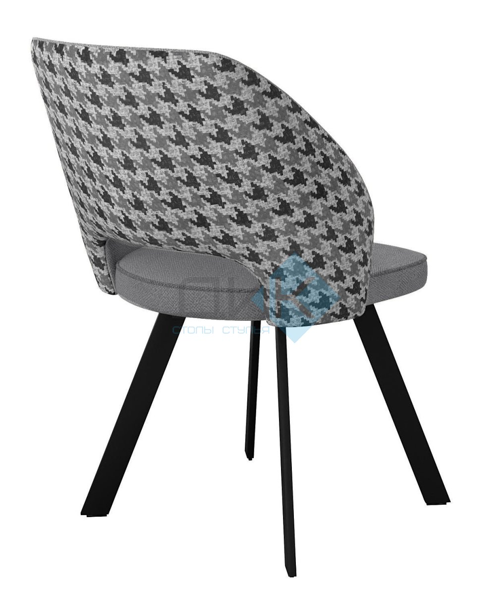 Стул DikLine 274 поворотный SB5/A3 серый, ножки черные