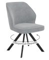 Стул DikLine 233 поворотный NS10 GREY, ножки черные