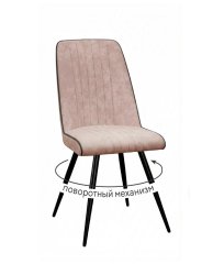 Стул DikLine 324 поворотный B03 BEIGE, ножки черные