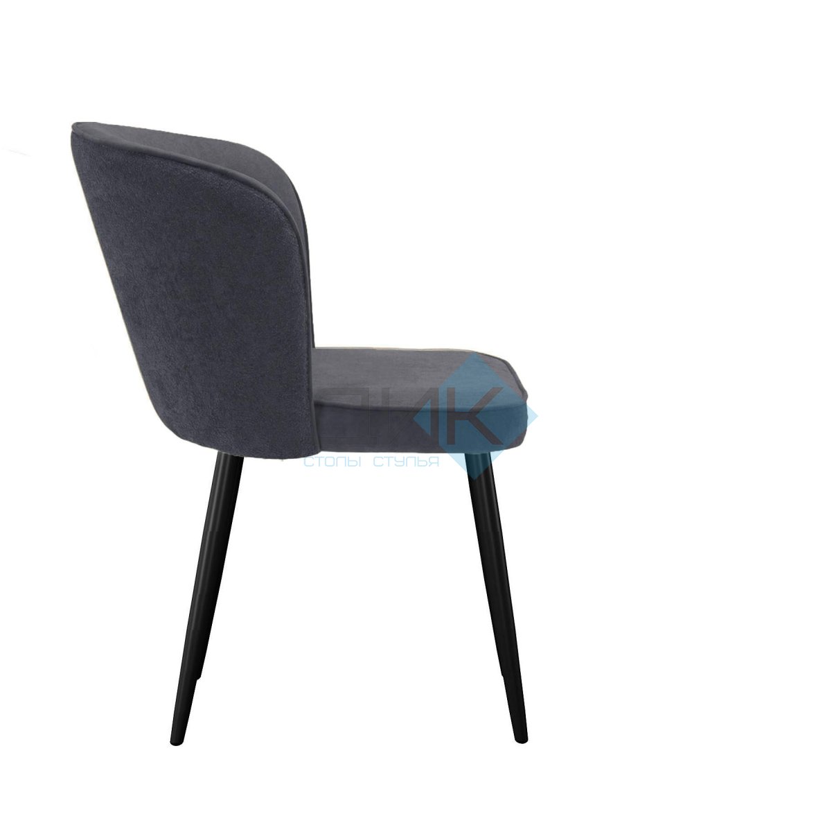Стул DikLine 347 P15/L15 серый, ножки черные
