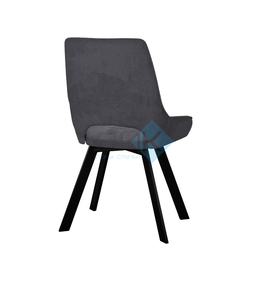 Стул DikLine 268 LA85 серый, ножки черные