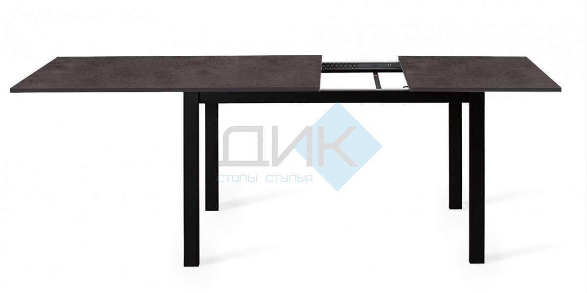 Стол DikLine L110 хромикс бронза/ опоры черные