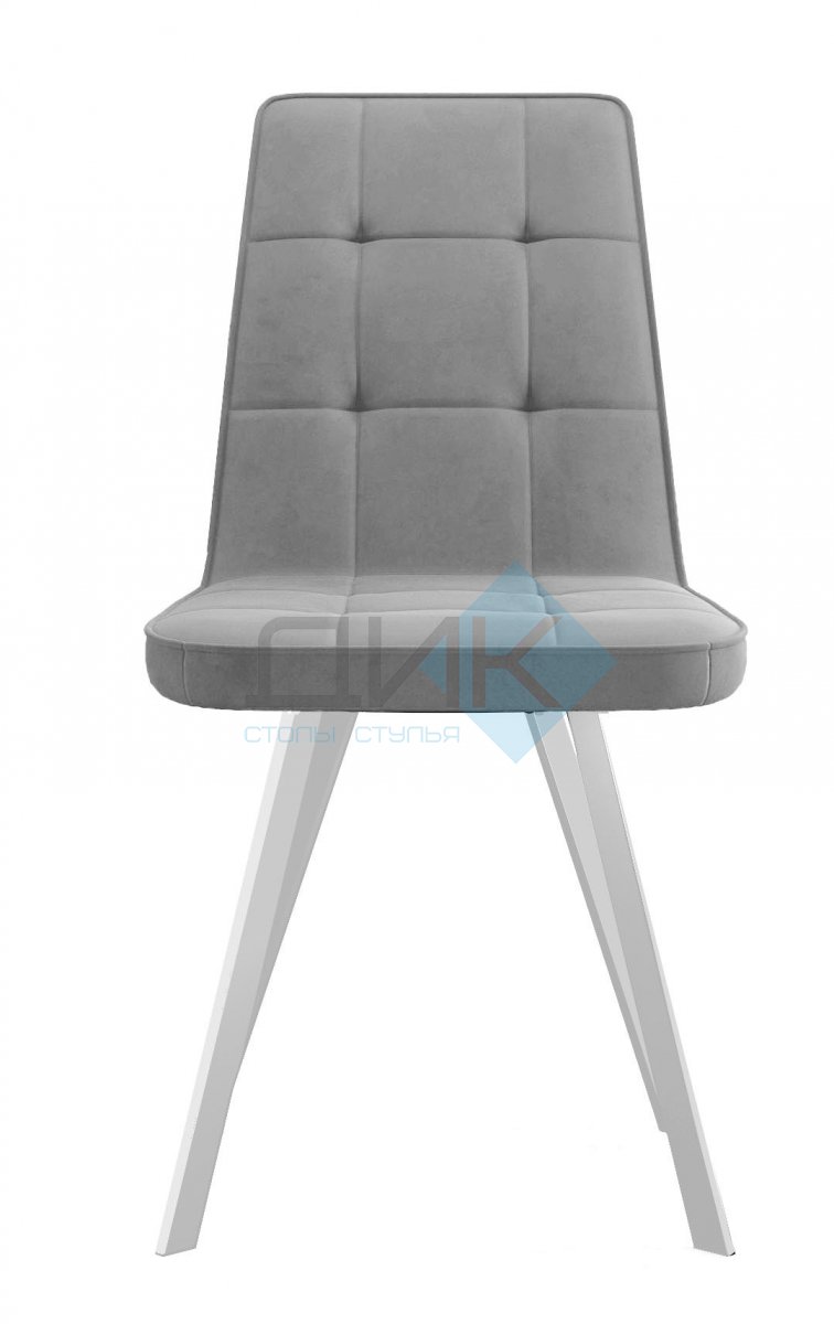 Стул DikLine 207 B22 GREY /ножки белые
