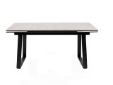 Стол DikLine DZ200 хромикс белый/черный (2 уп.)
