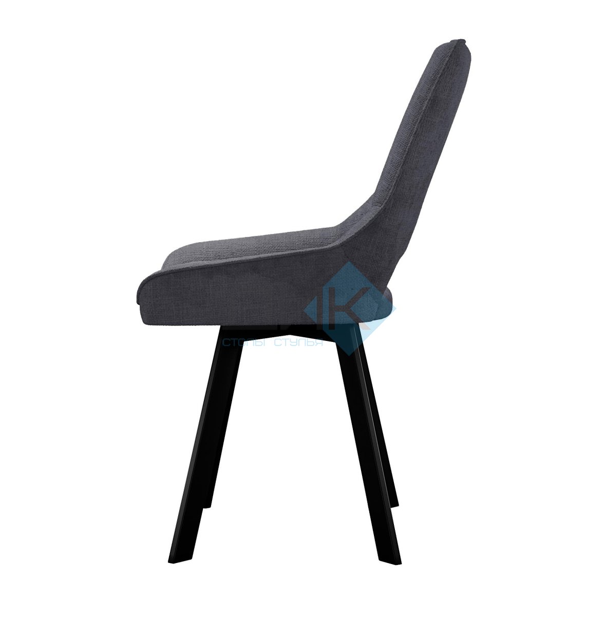 Стул DikLine 268 LA85 серый, ножки черные