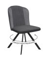 Стул DikLine 299 поворотный NS13 GRAPHITE/C56 серый, ножки черные