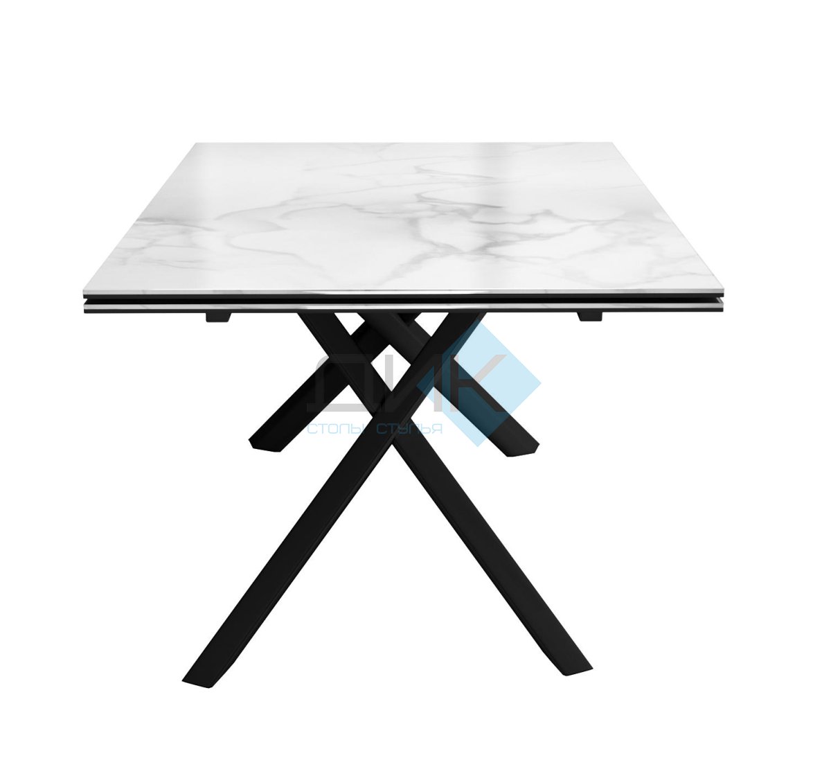 Обеденная зона : Стол Dikline KX160  со стульями DikLine 305 (4 шт.)