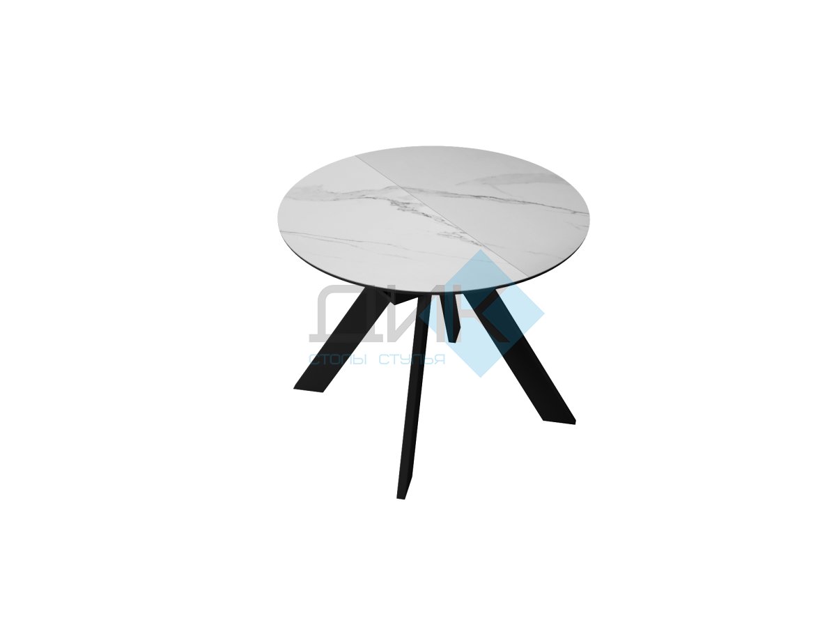 Обеденная зона: Стол DikLine SKC100 + стулья Dikline 333 (4 шт.)