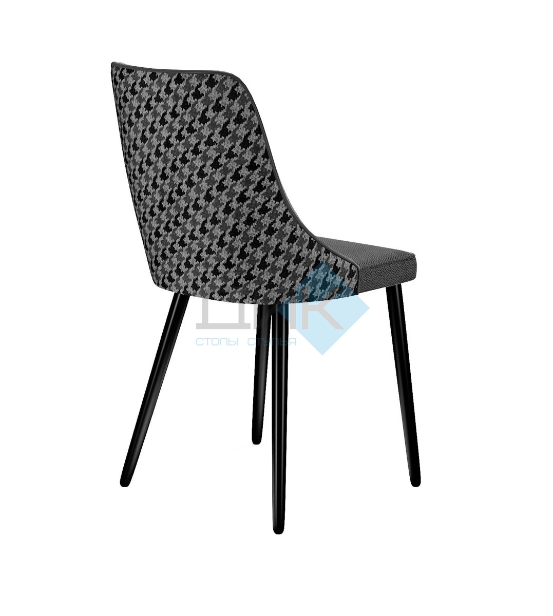 Стул DikLine 286 SB5/A3 серый, ножки черные