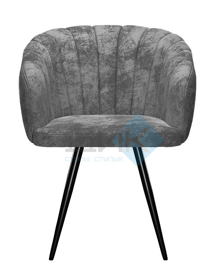 Стул DikLine 442 поворотный, M14 серый, ножки черные