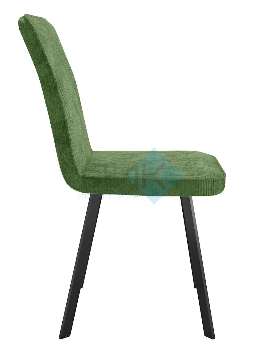Стул DikLine 208 AN9 зеленый, ножки черные