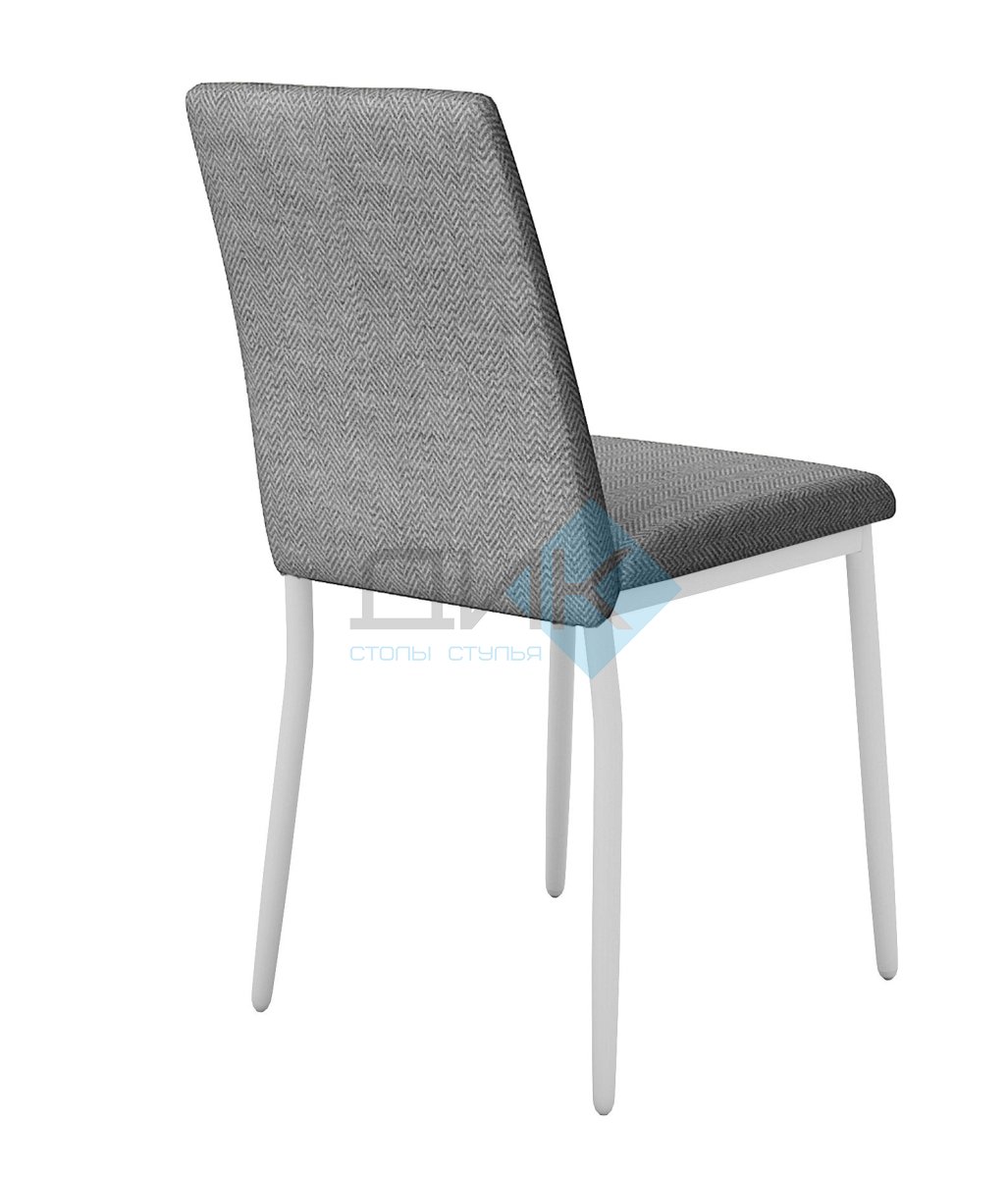 Стул DikLine 270 SB6 св.сер, ножки белые