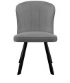Стул DikLine 219 поворотный, B22 GREY, ножки черные УЦЕНКА
