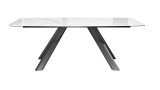 Стол DikLine KS220 керамика Cloud (белый глянец C11 )/опоры черные