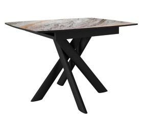 Стол DikLine DKB110, Керамика Venetian Brown Light глянец, опоры черные