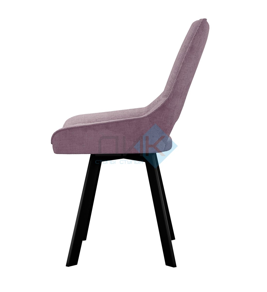 Стул DikLine 268 LA65 лаванда, ножки черные