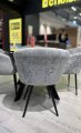 Стул DikLine 441 M13 светло-серый, ножки черные Образец в салоне ТЦ Румер