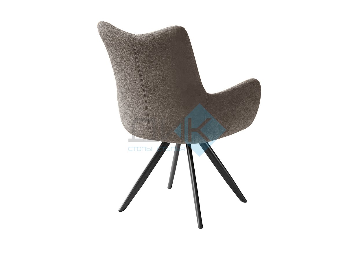 Стул DikLine 351 поворотный BL05 капучино, ножки черные