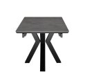 Стол DikLine SFE140 Керамика мрамор Бронза/подстолье черное/опоры черные (2 уп.)