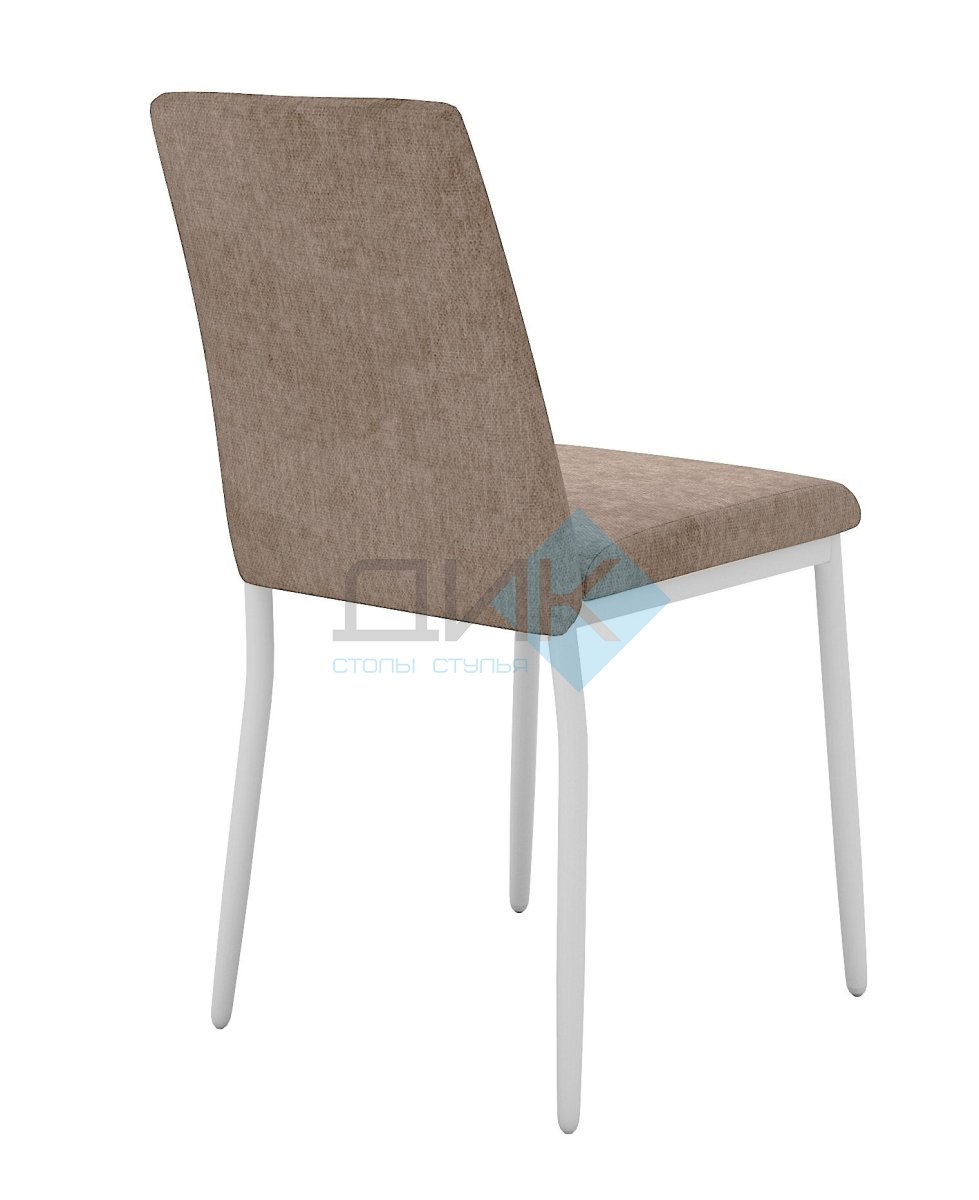 Стул DikLine 270 SB4 бежевый, ножки белые