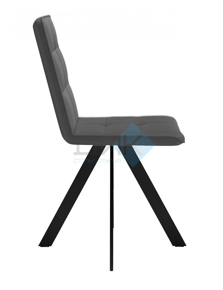 Стул DikLine 230 поворотный B28 ANTRACITE, ножки черные