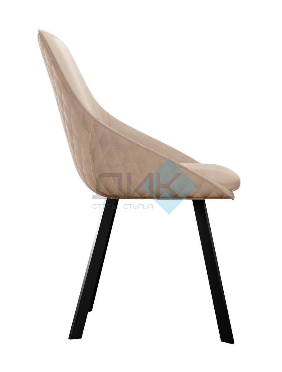 Стул DikLine 246 поворотный, Z128 бежевый, ножки черные