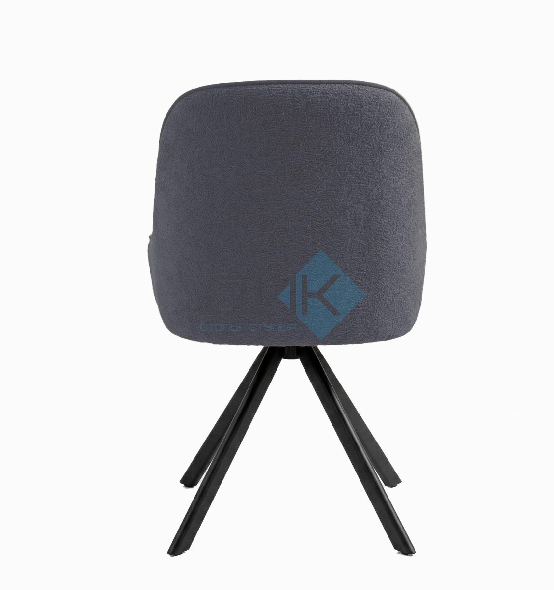 Стул DikLine 266M поворотный, P15/L15 серый, ножки черные