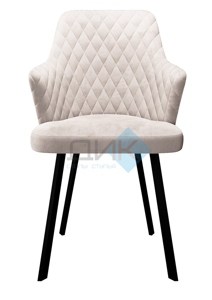 Стул DikLine 345 C103 крем, ножки черные