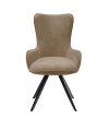 Стул DikLine 333 поворотный TW05 капучино, ножки черные