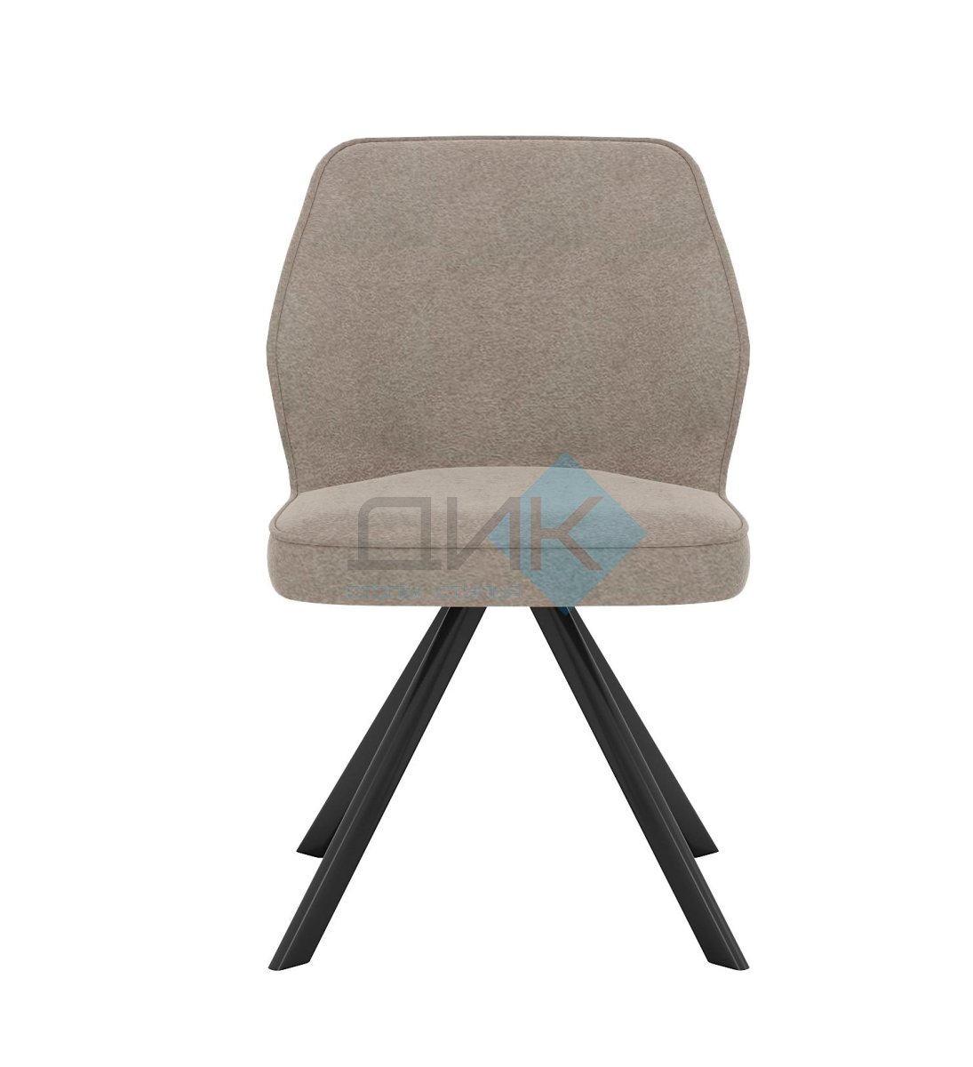 Стул DikLine 233 поворотный NS04 CREAM, ножки черные