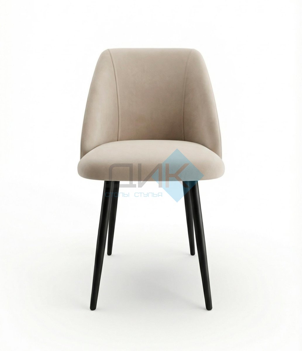 Стул DikLine 335 B03 BEIGE, ножки черные