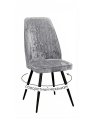 Стул DikLine 327 поворотный M13 светло-серый, ножки черные