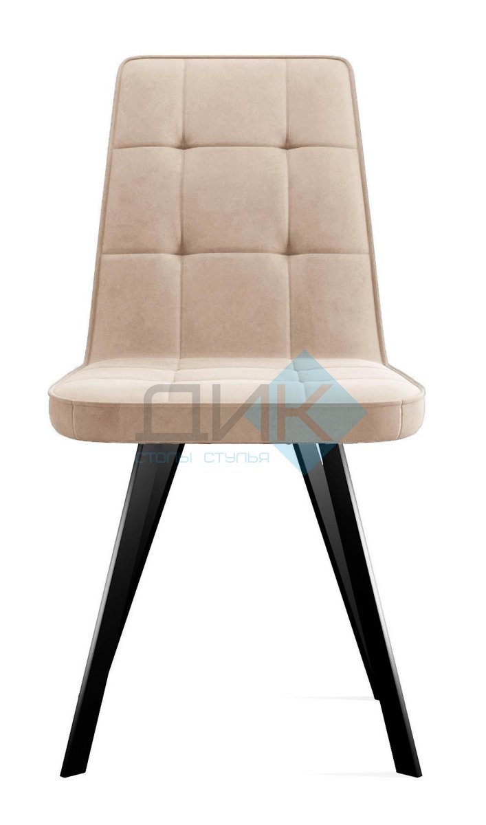 Стул DikLine 207 B03 BEIGE, ножки черные