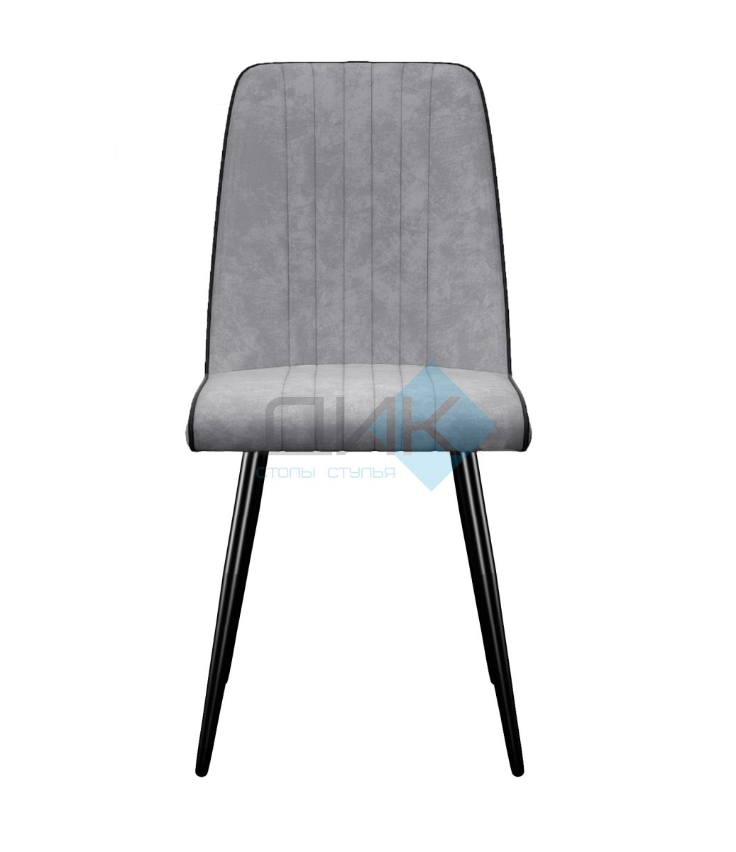 Стул DikLine 324 поворотный B22 GREY, ножки черные