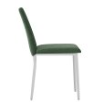 Стул DikLine 270 SB1 зеленый, ножки белые