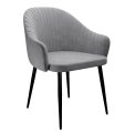 Стул DikLine 440 TW09 светло-серый, ножки черные