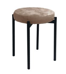 Табурет M DikLine, M05 шоколад, ножки черные