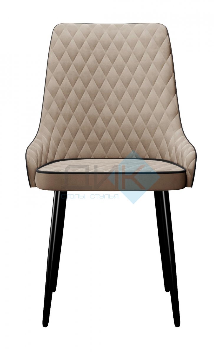 Стул DikLine 305 микровелюр Z128 бежевый/ ножки черные