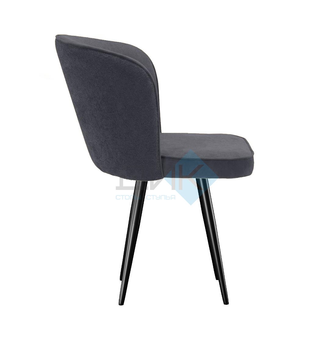 Стул DikLine 348 поворотный P15/L15 серый, ножки черные