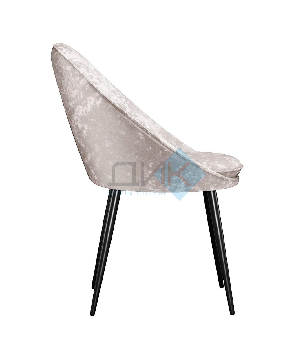 Стул DikLine 234 поворотный, M02 бежевый, ножки черные