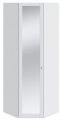 Ривьера Шкаф угловой зеркало (764) белый