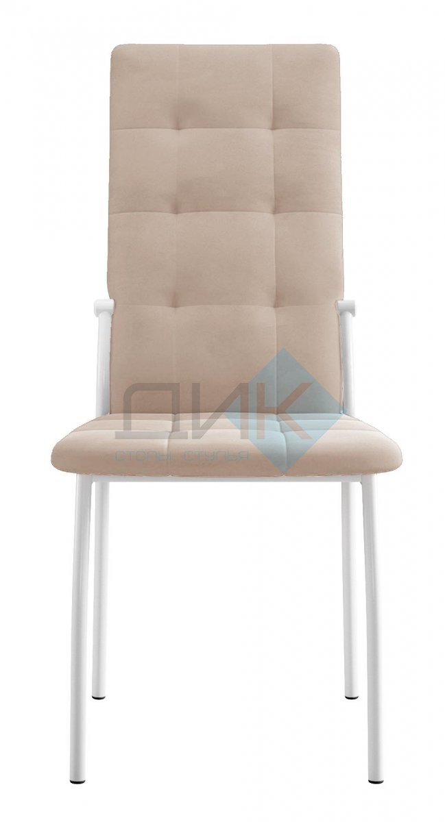 Стул DikLine ГАЛС-М каркас белый/ B03 BEIGE