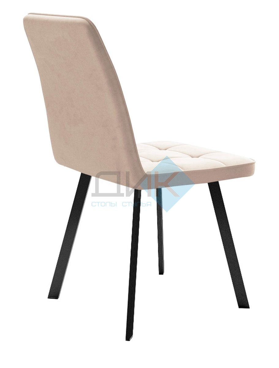 Стул DikLine 207 B03 BEIGE, ножки черные