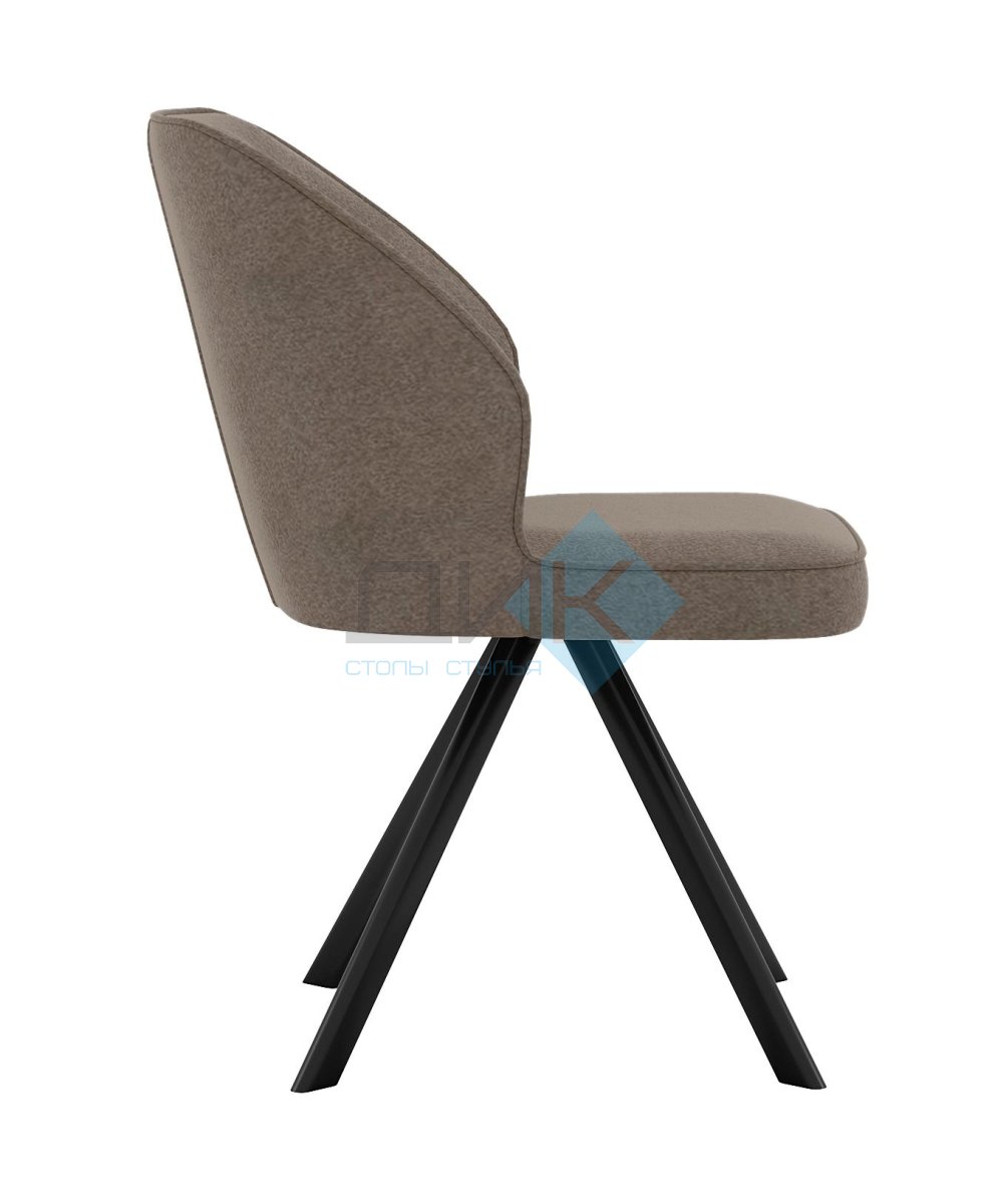 Стул DikLine 233 поворотный NS05 CAPPUCCINO, ножки черные