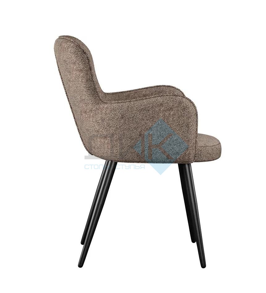 Стул DikLine 503 поворотный NS05 CAPPUCCINO, ножки черные