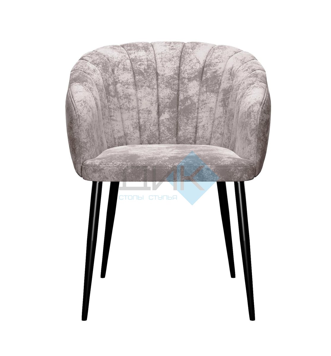 Стул DikLine 441 M02 бежевый, ножки черные