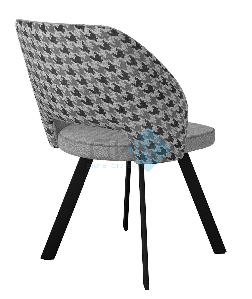 Стул DikLine 274 поворотный SB6/A3 св.сер, ножки черные