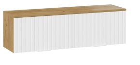 Хилтон шкаф навесной 1100 (дуб крафт золотой/белый матовый)